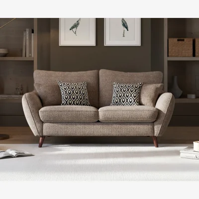 Oak&More Palma Truffle Chenille Fabric 2 Seater Sofa