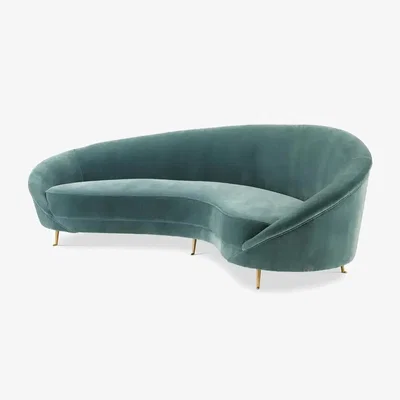 Olivia's Eichholtz Provocateur Sofa in Cameron Deep Turquoise