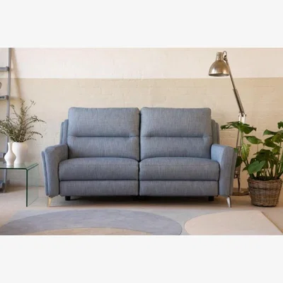 Downtown Parker Knoll Portland 2 Seater Power Recliner Sofa - Leather Grade M