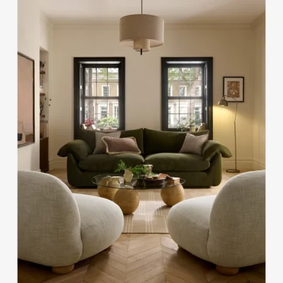 Downtown Vogue Williams Bayswater Medium Sofa - Linen Look