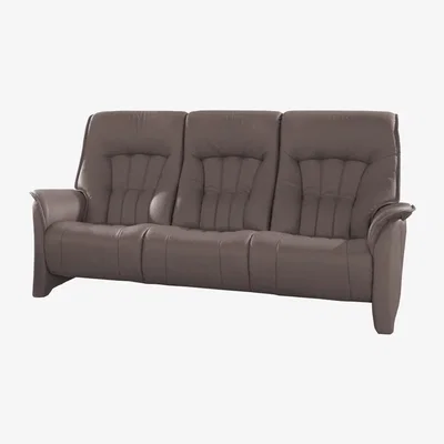 Downtown Himolla Rhine Fixed 3 Seater Sofa - Leather L27