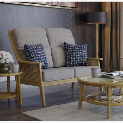 Downtown Daro Dingley 2 Seater Lounging Sofa - Fabric Grade D In LightWood