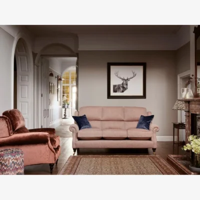 Downtown Parker Knoll Oakham 25 3 Seater Sofa - Leather
