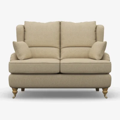 Downtown Wood Bros Bayford Compact 2 Seater Sofa - Loom Fabric