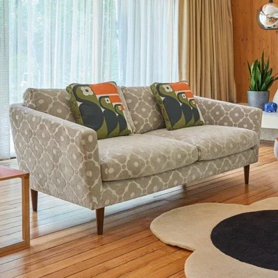 Downtown Downtown Orla Kiely Dorsey Small Sofa - House Plain Fabric, Steel