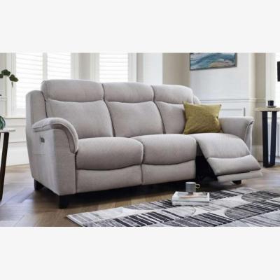 Downtown Parker Knoll Manhattan 3 Seater Power Recliner Sofa - Leather Grade M