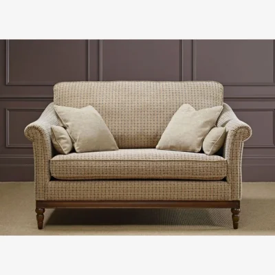 Downtown Wood Bros Weybourne Compact 2 Seater Sofa - Moon Fabric Grade E