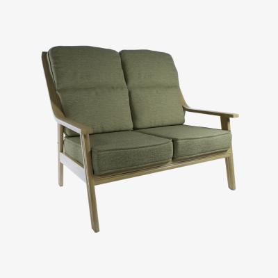 Downtown Daro Benham 2 Seater Lounging Sofa - Fabric Grade D In LightWood