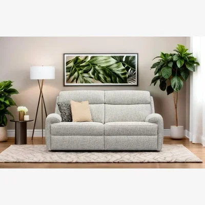 Downtown G Plan Hardy 3 Seater Fabric Recliner Sofa - Fabric Grade B - Double Manual - Without Heated Seats