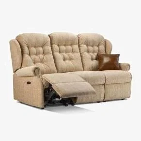 Downtown Sherborne Lynton 3 Seater Reclining Sofa - Standard 3 Seater - Grade 2 Fabric - Manual, Leather