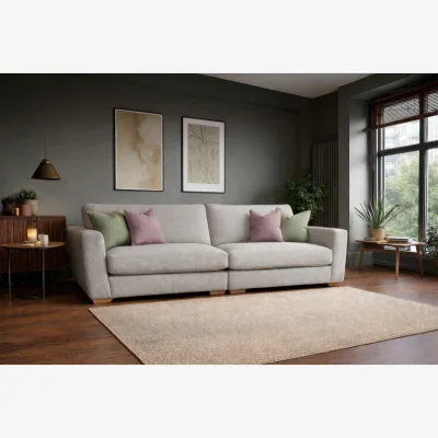 Downtown Harper Extra Large 4 Seater Sofa in Fabric - Grade D