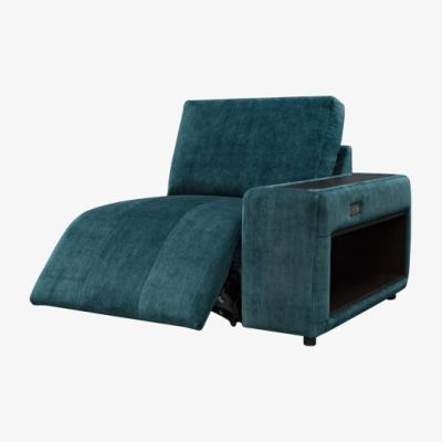 Downtown Jay Blades X G Plan Morley End Sofa Unit With Storage Arm and Power Footrest - Body Fabric - Lhf, Leather