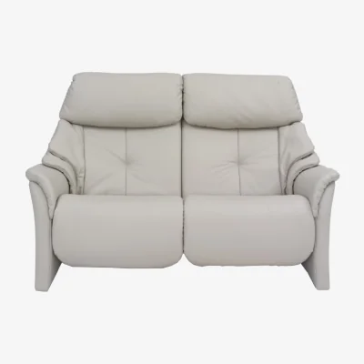 Downtown Himolla Chester Fixed 2 Seater Sofa - Leather L24 - Plastic Glides