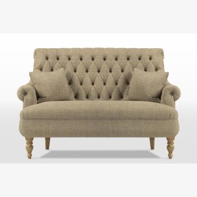 Downtown Wood Bros Pickering Compact Sofa, Tweed, 2 Seat