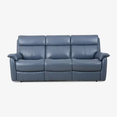 Downtown Downtown Albury 3 Seater Recliner Sofa - Leather - Power