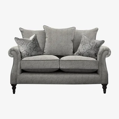 Downtown Parker Knoll Eastbury 2 Seater Pillow Back Fabric Sofa - Fabric Grade B