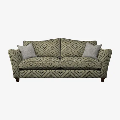 Downtown Parker Knoll Harriet Grand Formal Back Fabric Sofa - Fabric Grade A