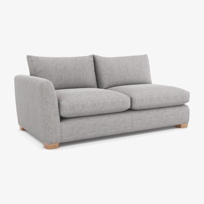 Downtown Downtown Freddie Designer Sofa Section With 1 Arm, Wood