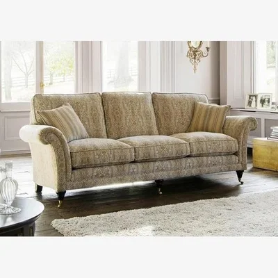 Downtown Parker Knoll Burghley Grand 3 Seater Sofa - Fabric Grade D