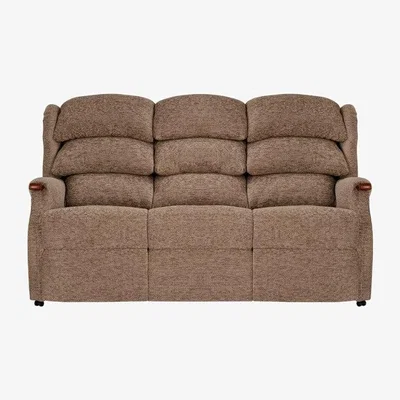Downtown Celebrity Westbury 3 Seater Sofa With Knuckles - Aquaclean Fabric