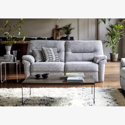 Downtown G Plan Seattle 2.5 Seater Recliner Sofa - Leather Grade L - Double Electric with USB and Lumbar - With Heated seat