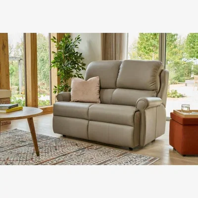 Downtown G Plan Lingfield 2 Seater Leather Sofa - Leather Grade H