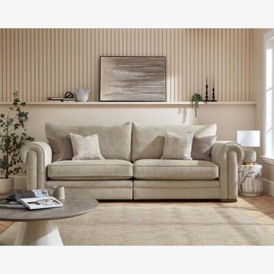 Downtown Olympus Extra Large Standard Back Fabric Split Sofa - Fabric Grade A