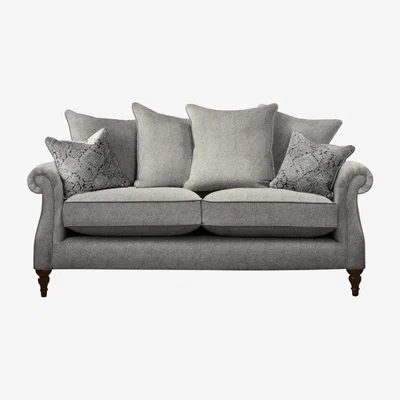Downtown Parker Knoll Eastbury Large 2 Seater Pillow Back Fabric Sofa - Fabric Grade B
