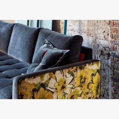 Downtown Jay Blades X G Plan Ridley Sofa - Grand - Body Fabric - Wooden Leg, Leather