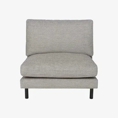Downtown Ercol Forli Armless Sofa Single Seat Unit - Medium Single Seat - Fabric Grade U