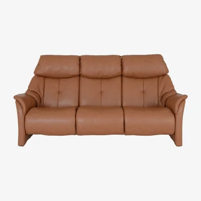 Downtown Himolla Chester Fixed 3 Seater Sofa - Fabric F20 - Wooden Feet