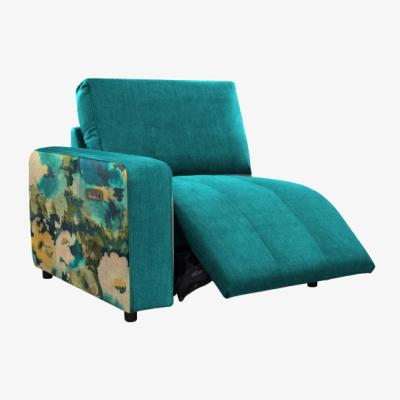 Downtown G Plan Vintage Morley Fabric End Sofa Unit With Power Footrest - Grade A - LHF