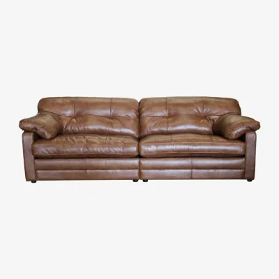Downtown Alexander and James Ellison 4 Seater Sofa - Byron Leather