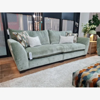Downtown Morgan 4 Seater Sofa in Fabric - Fabric Grade A