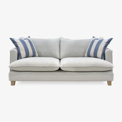 Downtown Vogue Williams Howth Medium Sofa - Linen Look - Feather Wraped Foam