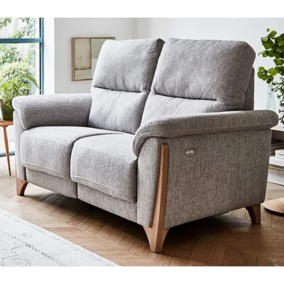 Downtown Ercol Enna Large Power Recliner Sofa - Leather Grade L