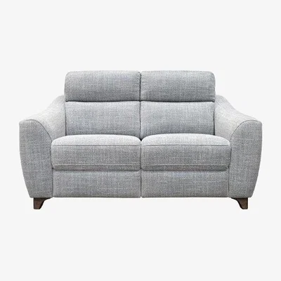Downtown Downtown G Plan Monza 2 Seater Recliner Sofa - Fabric Grade B - Double Manual, Leather