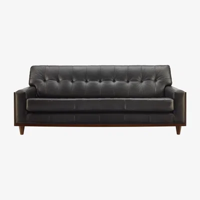 Downtown G Plan Vintage Agatha 4 Seater Leather Sofa