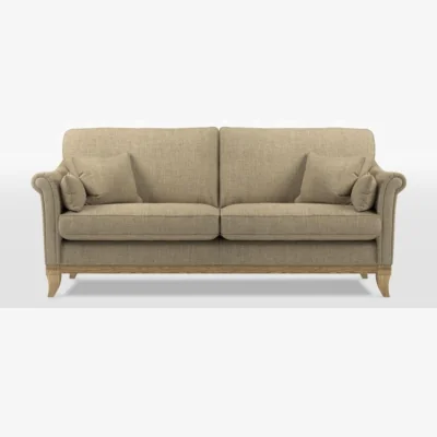 Downtown Wood Bros Weybourne Large 3 Seater Sofa - Moon Fabric Heritage 2