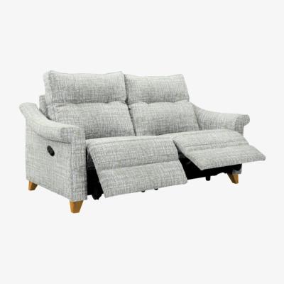 Downtown G Plan Riley Recliner Sofa - Small Sofa - Fabric Grade B - Manual Recliner