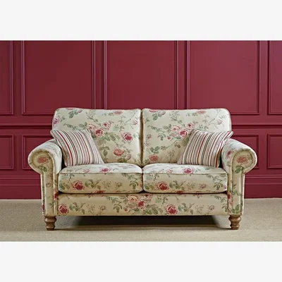 Downtown Wood Bros Lavenham Formal Back Medium 3 Seater Sofa - Tuscany Leather