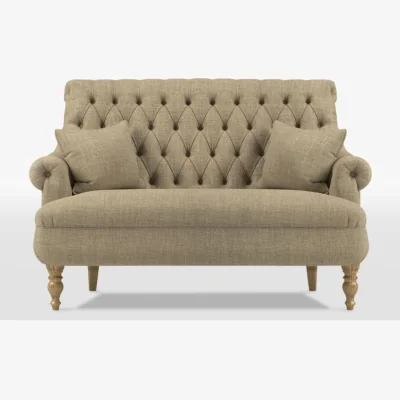 Downtown Wood Bros Pickering Compact 2 Seater Sofa - Veneto Leather