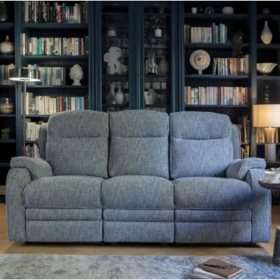 Downtown Parker Knoll Boston 25 3 Seater Sofa - Leather Grade M - With Heated Seats