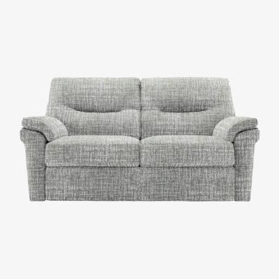Downtown G Plan Seattle 2 Seater Sofa - Fabric Grade B - Metal Castor Feet - With Heated Seat
