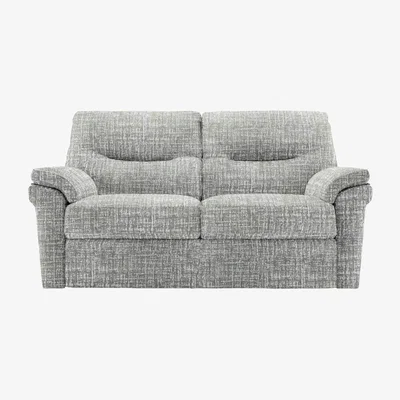 Downtown G Plan Seattle 2 Seater Sofa - Fabric Grade B - Metal Castor Feet - With Heated Seat
