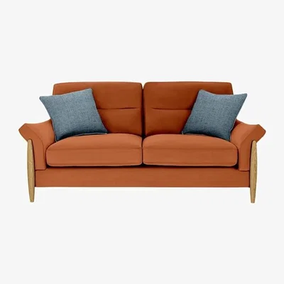 Downtown Ercol Clara Medium Leather Sofa - Leather Grade L