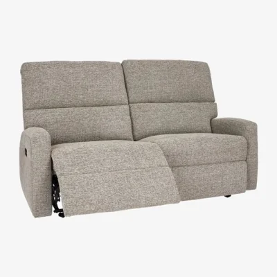 Downtown Celebrity Southwell 3 Seater Recliner Sofa - Leather - Single Motor With Headrest and Lumbar