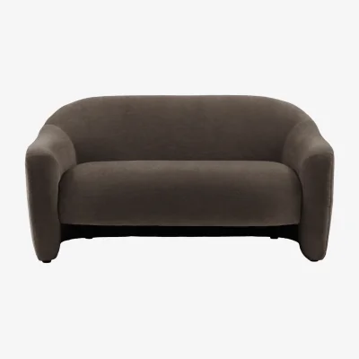 Perch and Parrow Sweep 2 Seater Sofa in Truffle
