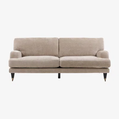 Perch and Parrow Fairmont 4 Seater Sofa in Velour Cream