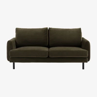 Perch and Parrow Dwell 3 Seater Sofa in Olive